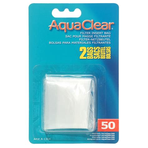 Nylon Filter Media Bags for AquaClear 50 Filter, 2 Pack - Fluval USA