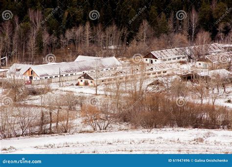 Perm, Russia, the City of Perm, the Destroyed St Stock Photo - Image of trees, snow: 61947496