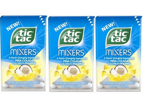 Tic Tac Launches New Piña Colada Tic Tac Mixers Mints - Chew Boom