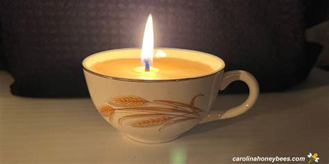 How to Make Tea Cup Candles - Carolina Honeybees