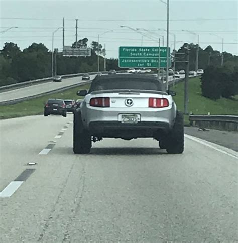 Jacked Up Mustang in Jacksonville