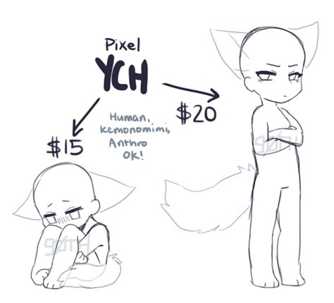 [OPEN YCH] grumpy n sad by tokengoth Drawing Body Poses, Drawing Skills, Drawing Tips, Chibi ...