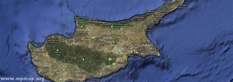 satellite-map-of-cyprus2 - Map Pictures