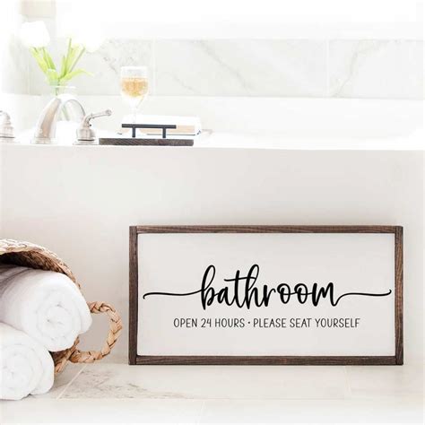 Funny Bathroom Signs Free SVG Files - Weekend Craft