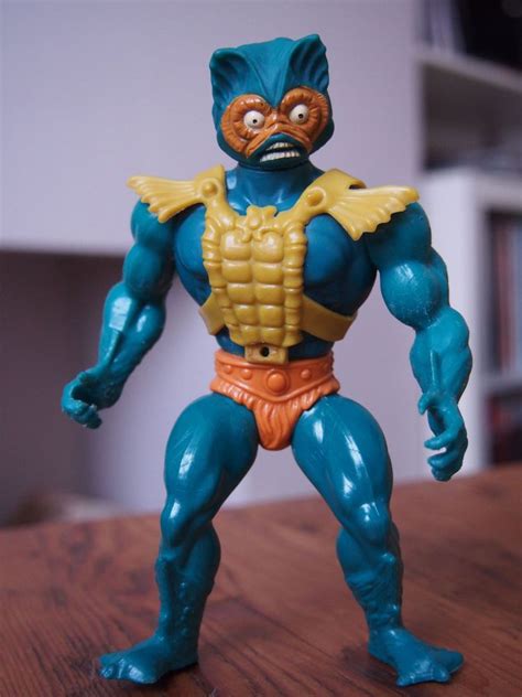 He-Man vintage '80s action figure: Merman | Retro toys, Childhood toys, Old toys