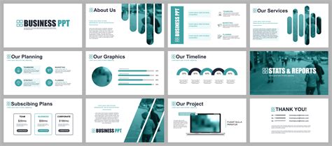 Business presentation powerpoint slides templates 252780 Vector Art at Vecteezy