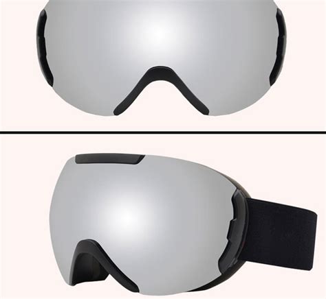 Ski Goggles Set with Detachable Lens, Frameless Interchangeable Magnetic Lens for Skiing Skating ...