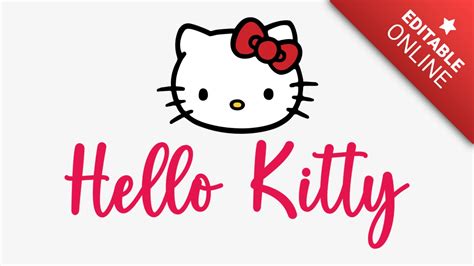 Hello Kitty Logo | Text Effect Generator