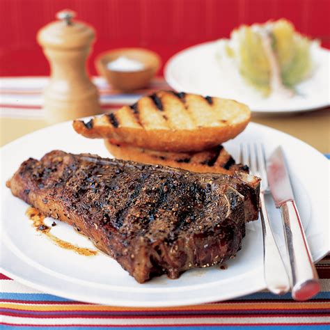 Spice-Rubbed Strip Steak Recipe | Martha Stewart