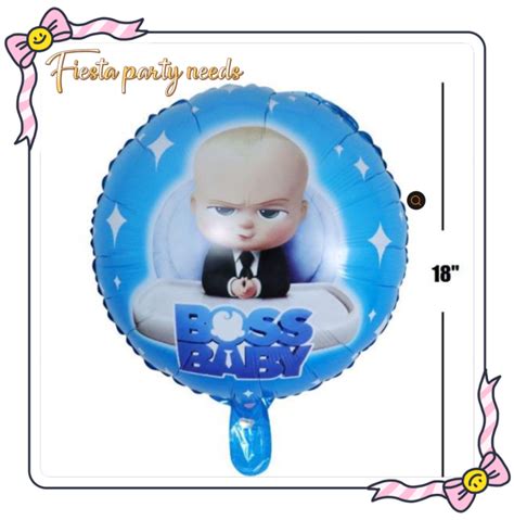 6pcs Boss Baby Foil Balloon 18inches | Lazada PH