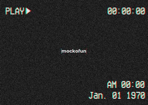 (FREE) VHS Effect - MockoFUN