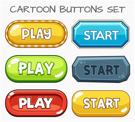 Play Game Button Vector Art, Icons, and Graphics for Free Download