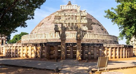 Great Stupa At Sanchi Inside