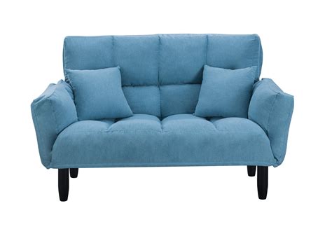 KZKR Storage & Sleeper Loveseat, Blue and Black - Walmart.com