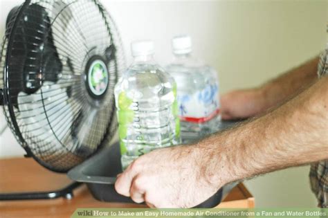 How to Make an Easy Homemade Air Conditioner from a Fan and Water Bottles