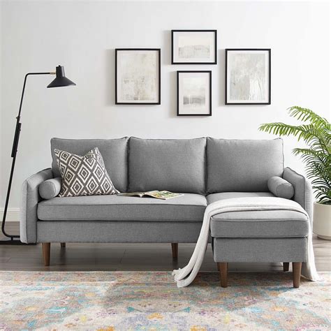 Modway Revive Light Gray Sectional Sofa EEI-3867-LGR | Sectional sofa beige, Sectional sofa ...