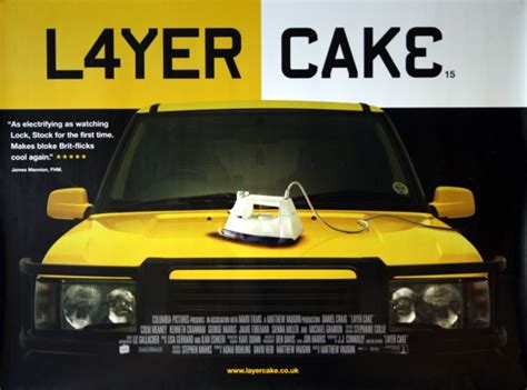 Original Layer Cake Movie Poster - Crime - Thriller - Daniel Craig