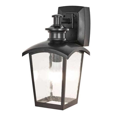 Home Luminaire 15-in H Black Medium Base (E-26) Outdoor Wall Light in ...