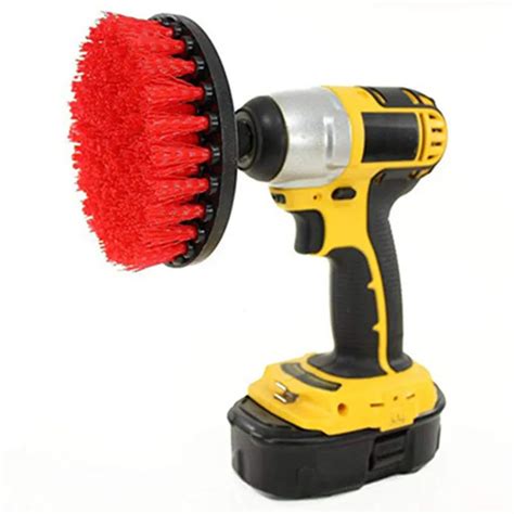 5 Inch Electric Drill Brush Grout Power Scrubber Round Cleaning Brush ...