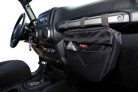 Badass Moto Jeep Wrangler Phone Holder Storage Organizer Bag for Accessories, Cell & Sunglasses ...