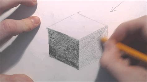 How To Draw A Cube With Shading