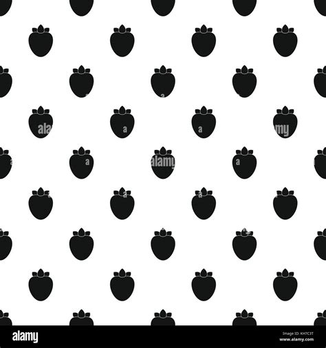 Strawberries pattern, simple style Stock Vector Image & Art - Alamy