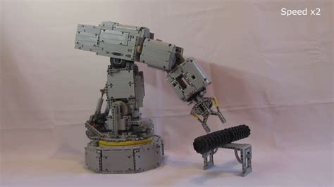 Lego Technic 6-axis Robot Arm (short version) - YouTube