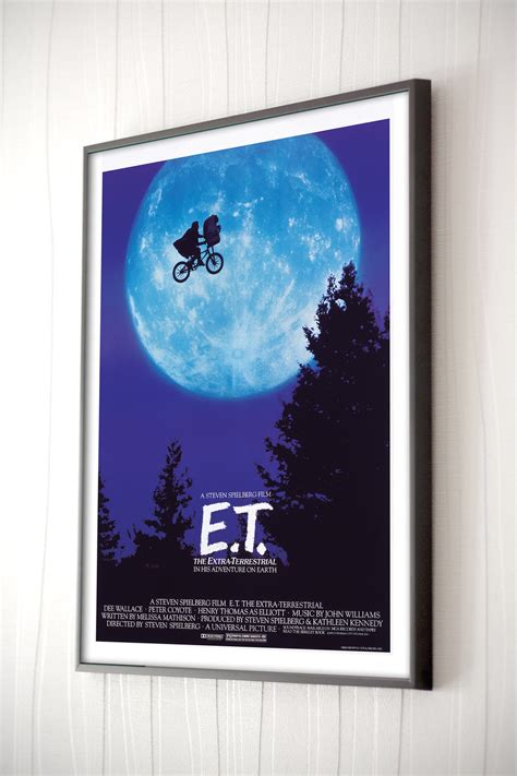 E.T. The Extra-Terrestrial Poster ET Movie Poster ET Extra | Etsy