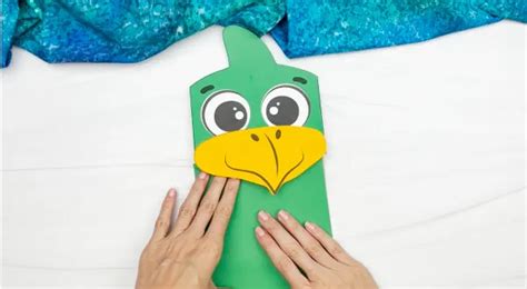 Dinosaur Puppet Craft For Kids [Free Template]