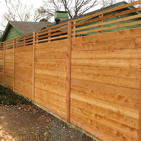 Horizontal Wood Fences | A Better Fence Company | Horizontal Fences