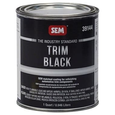 SEM® Trim Black Paint - Qt - TP Tools & Equipment