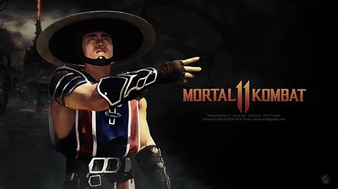 MK11 - Kung Lao - Exclusive PS4 Themes - by PBD by PBDesign28 on DeviantArt