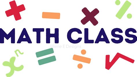 Math Class With Math Symbols Clipart, Math Clipart, Math SVG, Math PNG, Math Symbols Clipart ...