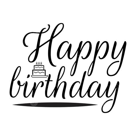 Happy Birthday Text Lettering With Vector, Birthday Drawing, Lettering Drawing, Birthday Sketch ...