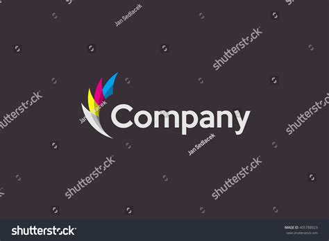 Cmyk Logo Vector Illustration Stock Vector (Royalty Free) 405788923