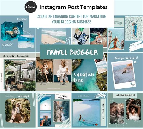 Travel Instagram Templates Canva