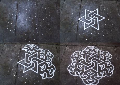 5 Beautiful 13 Dots Rangoli Designs with Images | Styles At Life