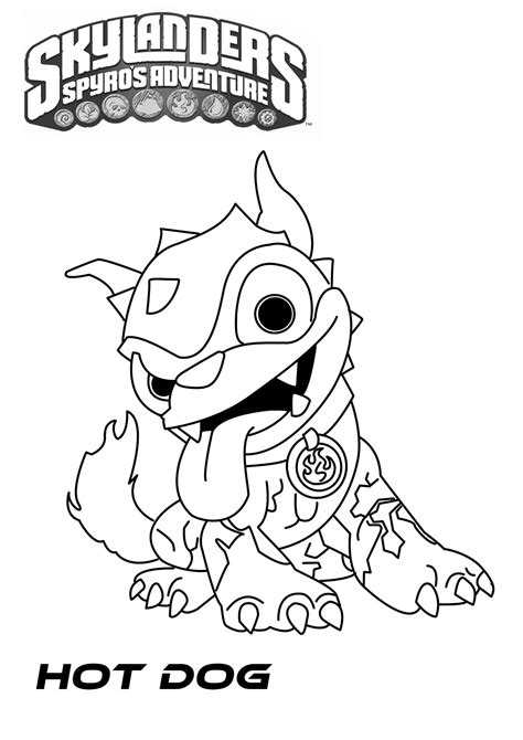 Skylander giant coloring pages download and print for free