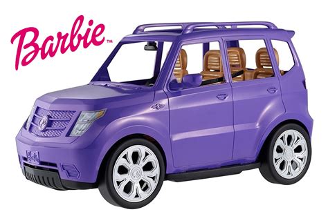 Stylish Barbie Doll 4 Seater JEEP SUV CAR Sparkly Purple Girls Playset ...