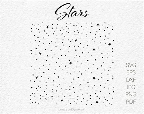 Stars Background Svg Stars Svg Star Svg Star Cut Files Galaxy | Etsy