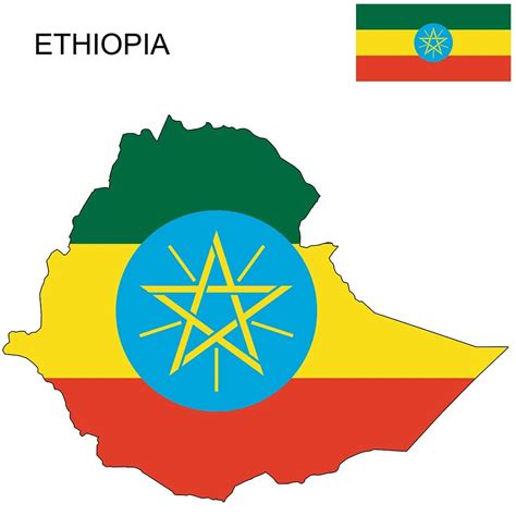 Ethiopia Flag Map and Meaning | Mappr