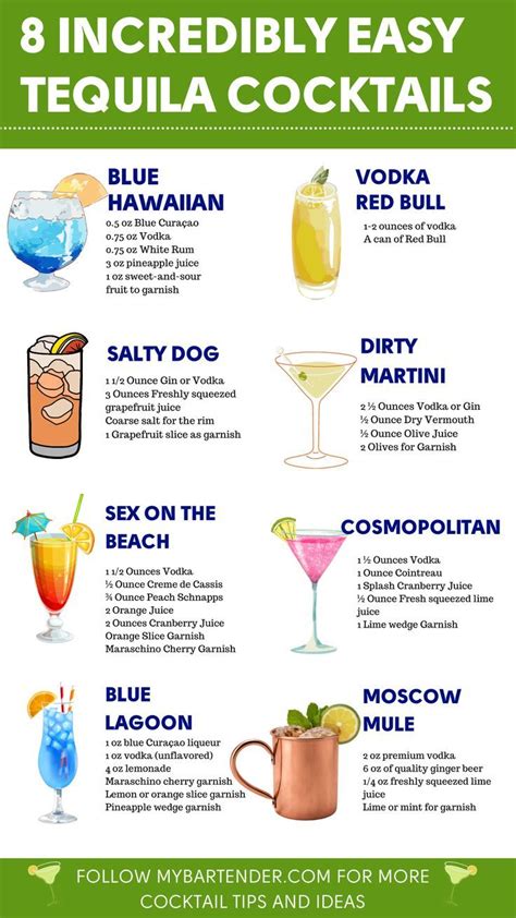 🍹 8 Incredibly Easy Vodka Cocktails You Must Try At Home! | Fun drinks alcohol, Bartender drinks ...