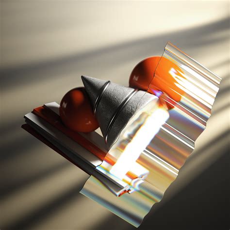 Abstract 3D art on Behance