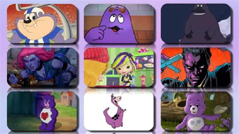 Top 39 Most Popular Purple Cartoon Characters