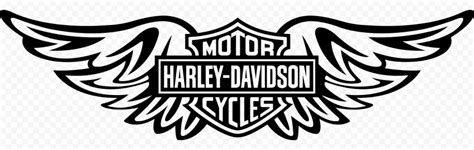 Harley Davidson Black Wings Logo HD PNG | Citypng