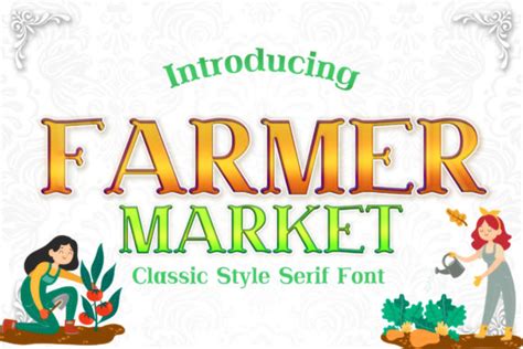 Download Farmer Market Font for free | Font Style