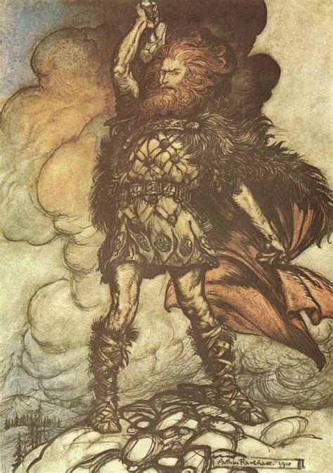 Thor... http://www.artofmanliness.com/2015/04/09/viking-mythology-thor/ Arthur Rackham ...