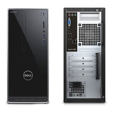 Refurbished Dell Inspiron Mini Tower 3668 Core i7 7th Gen with SSD + Windows 10 Home