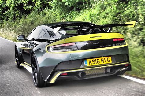 2017 Aston Martin Vantage GT8 rear end in motion - Automobile