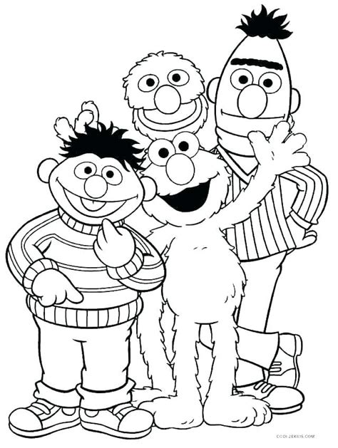 Telly Sesame Street Coloring Pages Coloring Pages